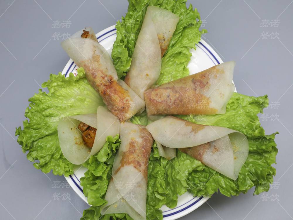 路边摊煎饼卷面筋小吃做法学习