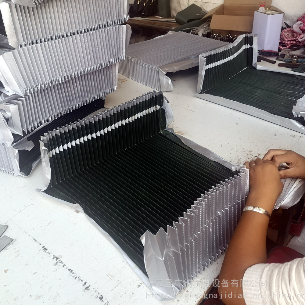 浙江耐高温风琴防护罩 机器导轨防尘罩生产厂家