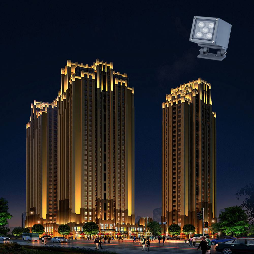 七彩亮化投光灯防褪色大功率亮化投光灯铝合金亮化投光灯