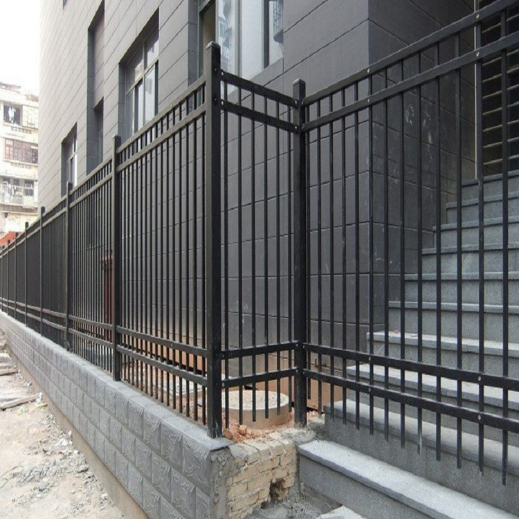 中山市政围栏热镀锌方管材料茂名铁艺护栏款式出口质量晟成