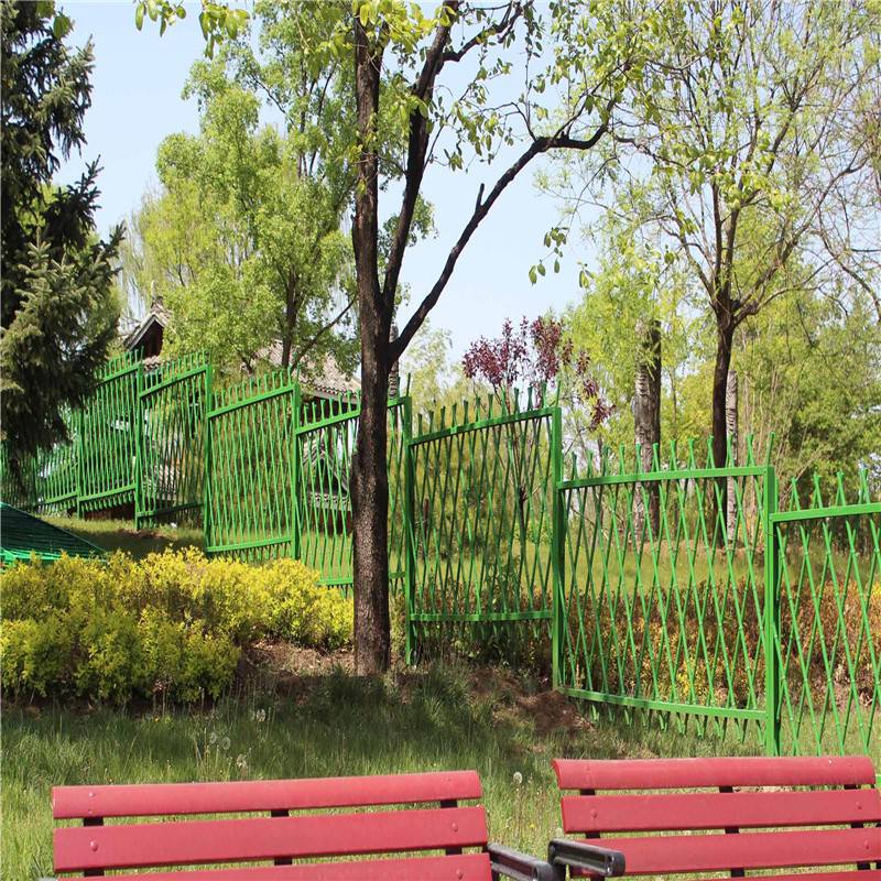 农村建设竹绿篱笆网仿竹护栏花园市政景观绿化防护围栏淮盛