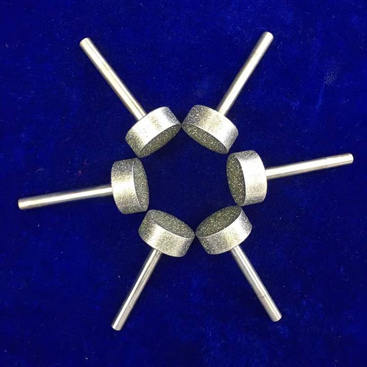 科美电镀金刚石cbn磨头圆柱磨棒头部25mm直径细粒度砂轮
