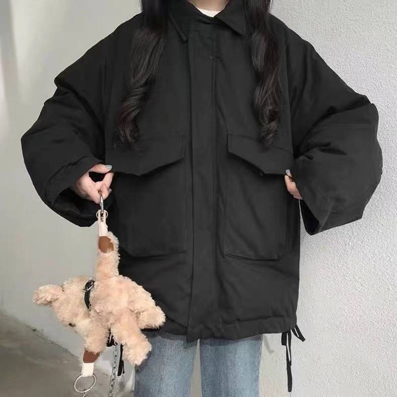 派克服女大码秋冬季义乌地摊货源批发网站大衣中长毛呢外套女潮