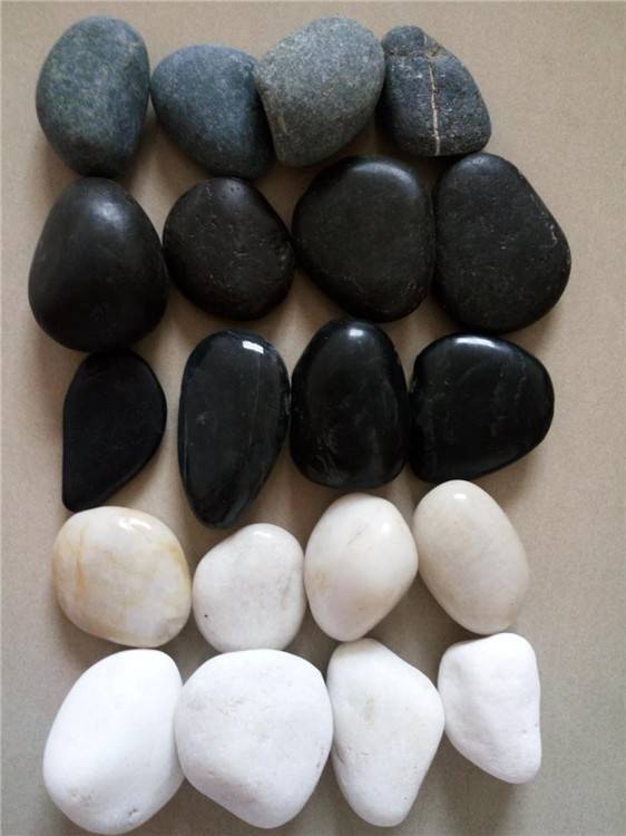 大连市永顺树坑黑色雨花石鹅卵石供应商