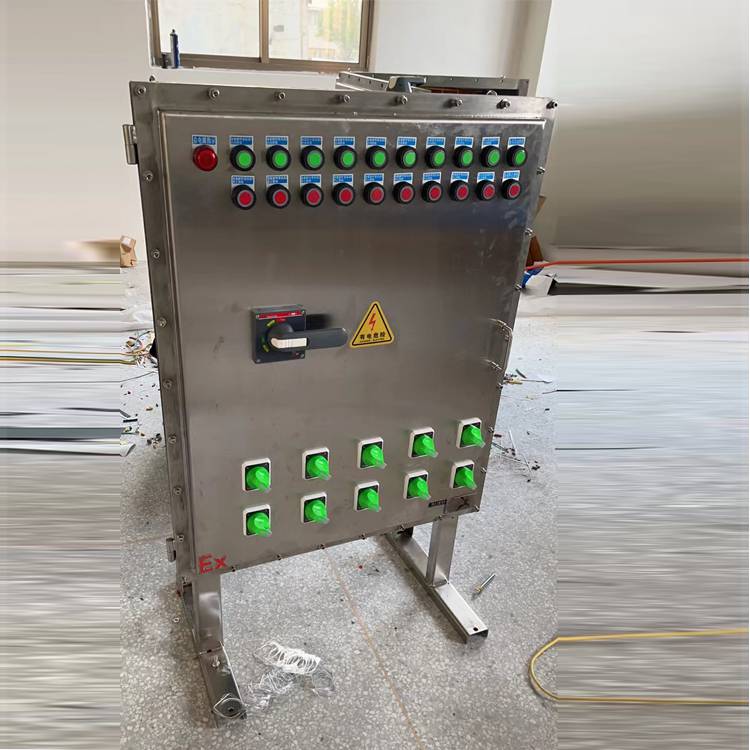 3回路防爆电气控制柜-防爆配电箱-立式钢板防爆箱