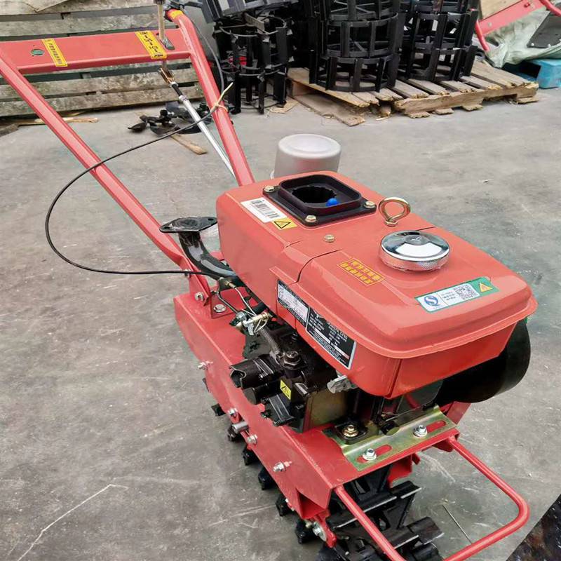 手推链轨式微耕机履带式小型田园管理机汽柴油施肥播种机微耕机