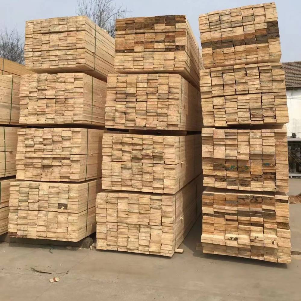 实木板托盘料可定制加工北京石景山4米奥松木方高层地下室图片