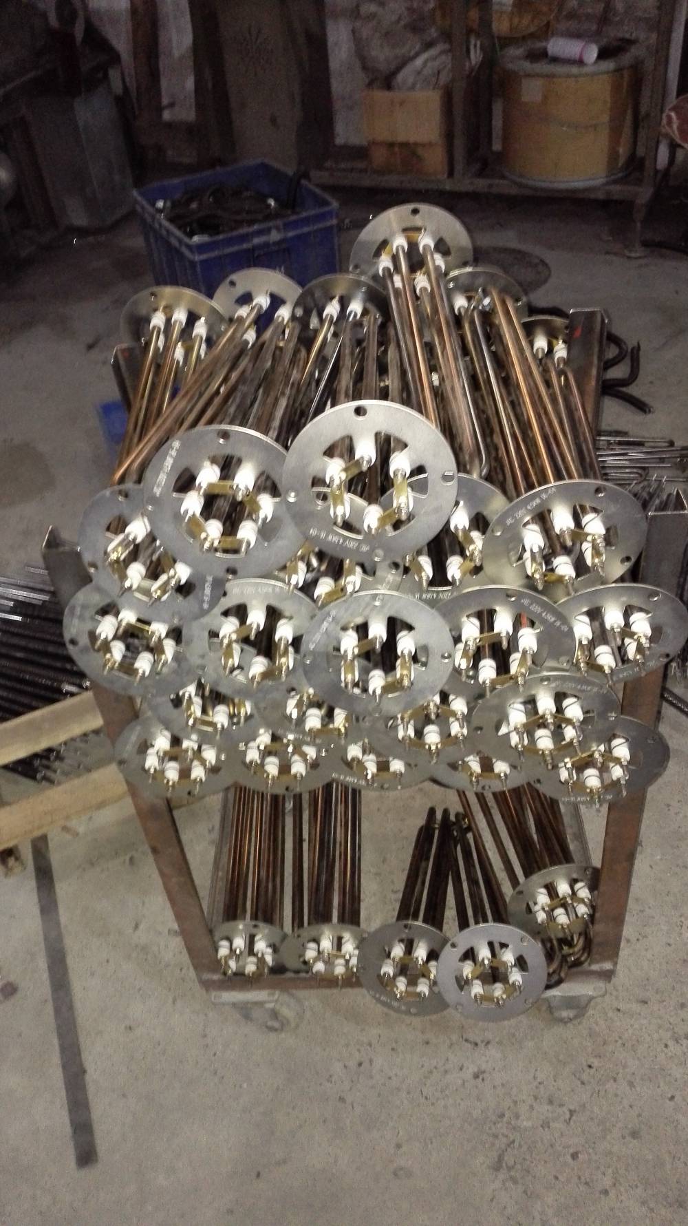 工业风干机电加热件散热片电热管翅片加热器