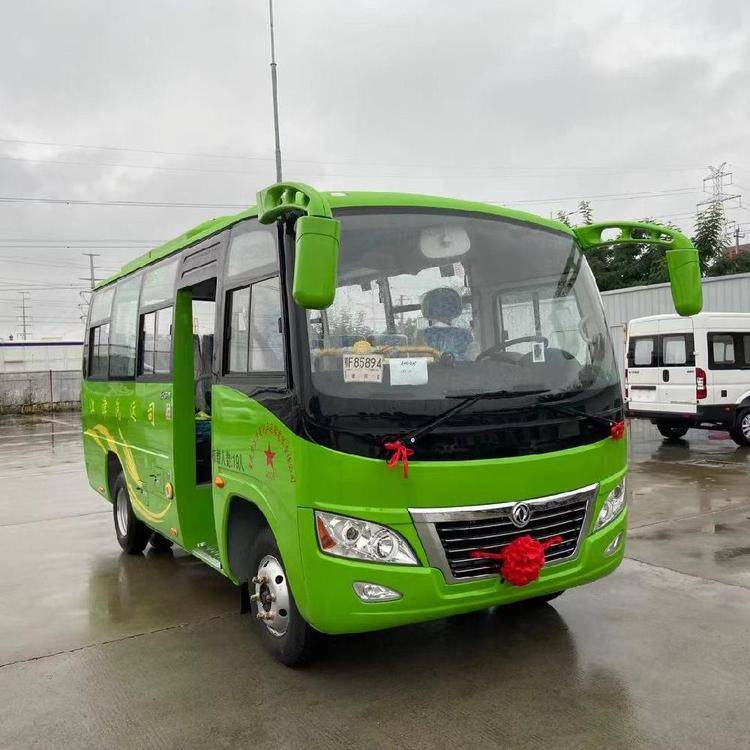 东风超龙1019座非营运巴士员工通勤客车玉柴140马力国六发动机