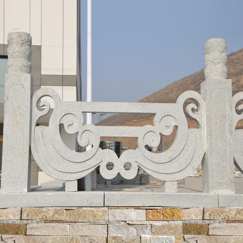 花岗岩石栏杆石头栏杆批发基地-花岗岩栏板定做厂家