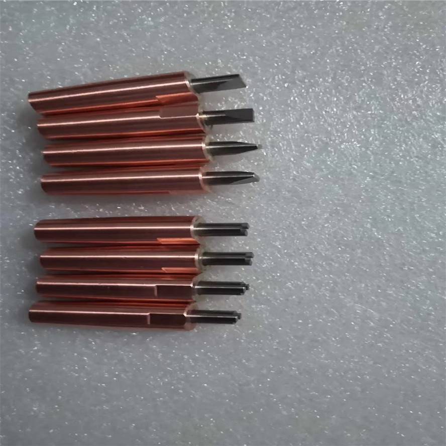 钨铜电极加工铜钨电极厂家紫铜钨镶钨电极电阻焊电极