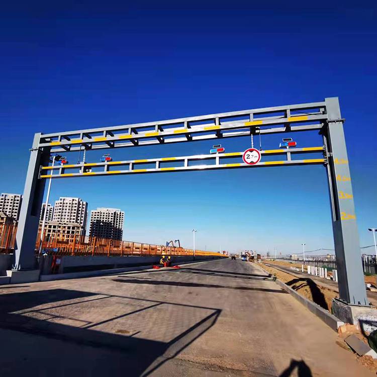 惠州智能升降限高架桥梁涵洞铁路固定限高杆高速龙门架