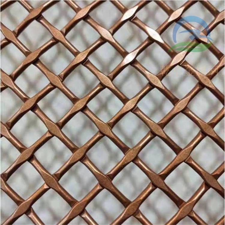 餐馆金属网隔断装饰网不锈钢编织网室内装修造型艺术装饰铁丝网