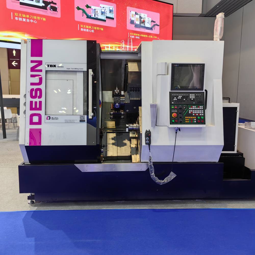 tzx52470双主轴双刀塔双y轴车铣复合中心