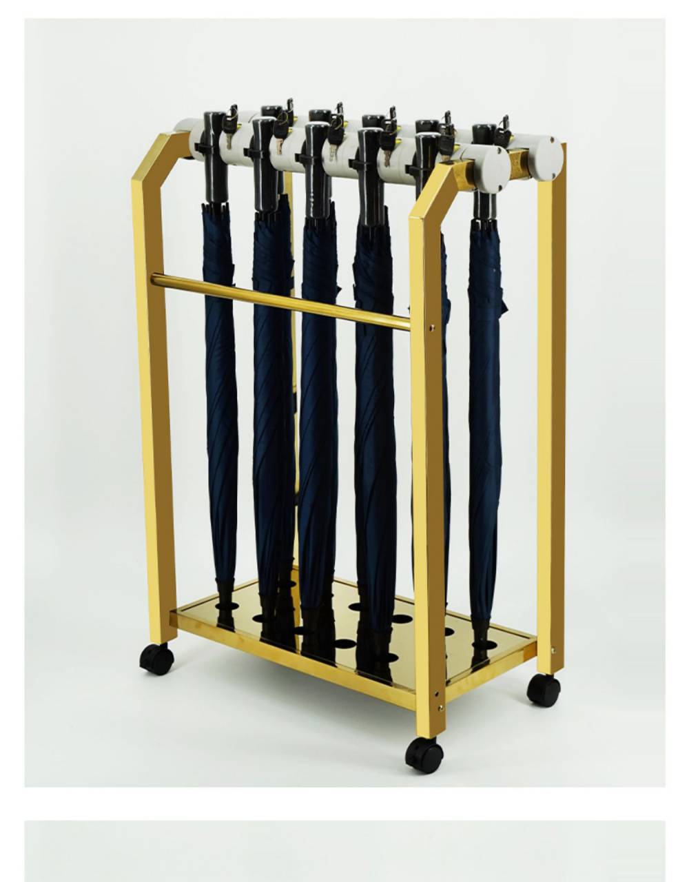 现代商用雨伞架酒店大堂门口雨伞收纳桶家用雨伞放置架定制logo