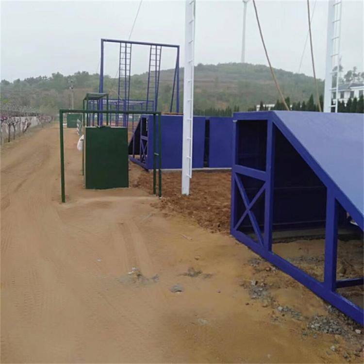 本溪巡警110米障碍器材 空中软网 爬绳爬杆7米