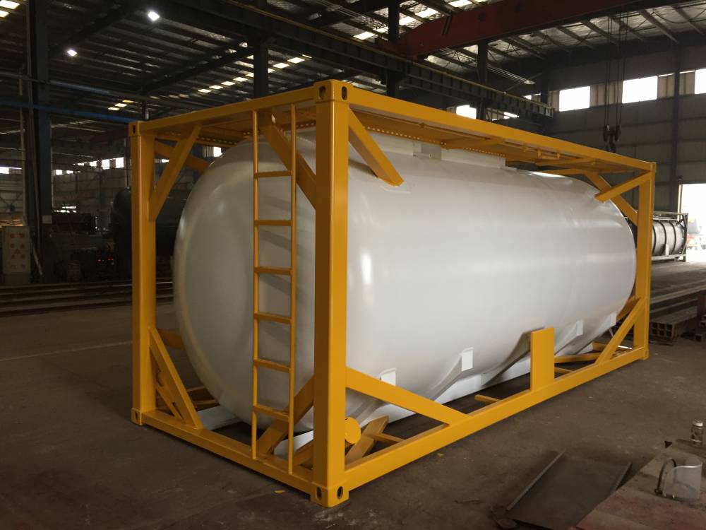 9类危废液体罐箱氢氧化钠钢衬塑罐箱t11罐式集装箱制造工厂