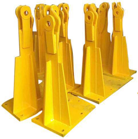 塔机配件塔机标准节预埋支腿7020标准节支腿中联片式底座连接标节厂家