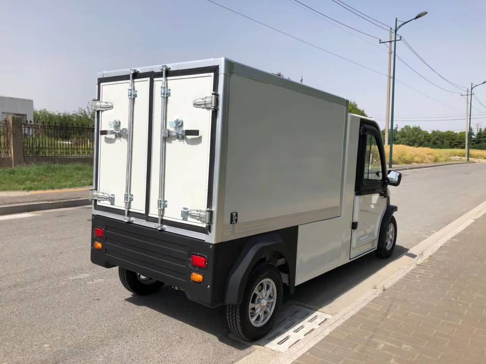 上海电动四轮冷藏食品保鲜保温运输车定制蔬菜保鲜运输电瓶四轮车