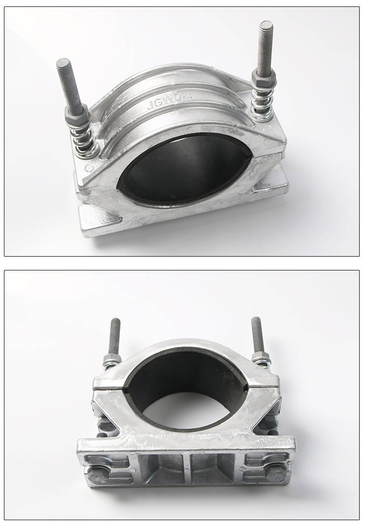jghd型高压电缆固定夹电缆包箍卡子电力金具铝合金三芯固定夹