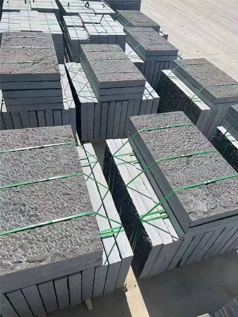 景区老石板台阶石 条石景观垒墙石 花岗岩铺地老石条