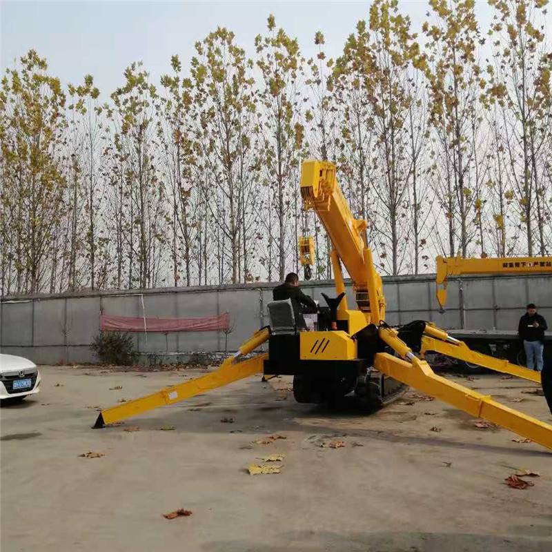 8吨蜘蛛吊起重量大移动吊车趴腿蜘蛛吊机动灵活实用性