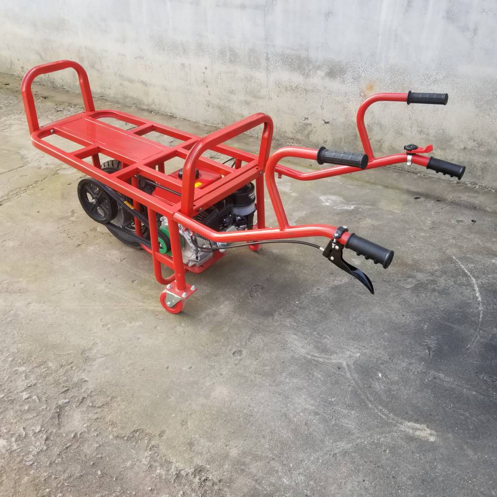 大棚养殖饲料搬运车汽油鸡公车行驶不挑路泥泞山地防滑拉货车