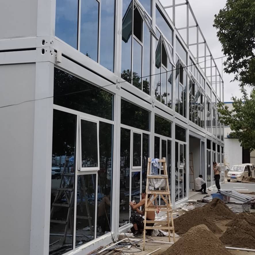 四川成都折叠集装箱房工地住人箱式集装箱房可移动办公集装箱房打包箱