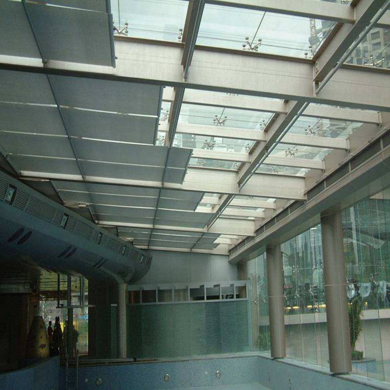 北京玻璃顶遮阳帘朝阳区商场采光顶电动遮阳帘厂家商场采光顶电动遮阳