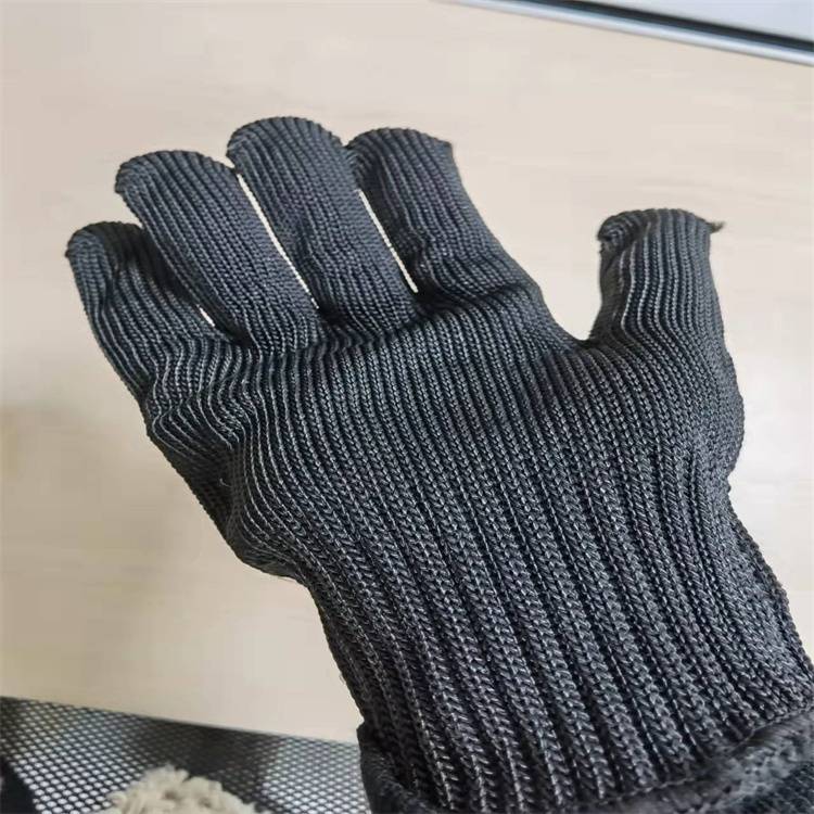 保安手套防割防刺5级加厚校园保安防护手套防滑