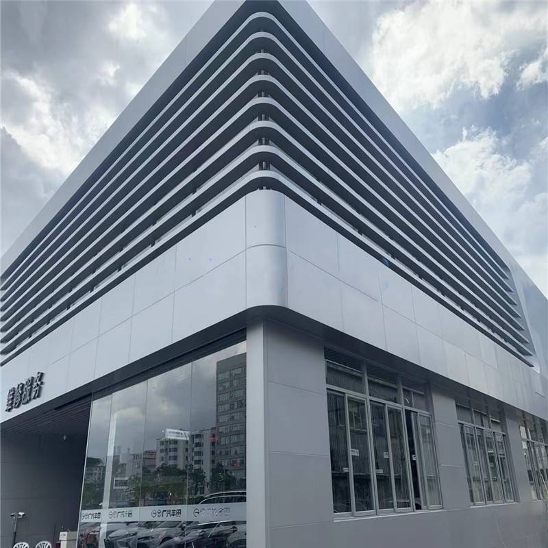 广汽丰田4s店外墙氟碳铝单板喷涂工艺