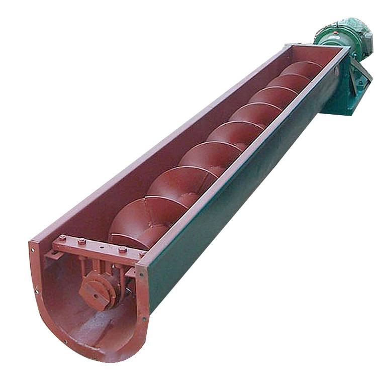 石灰粉螺旋绞龙输送机ls219型4米无轴管式输送机水泥石子混凝土绞龙上