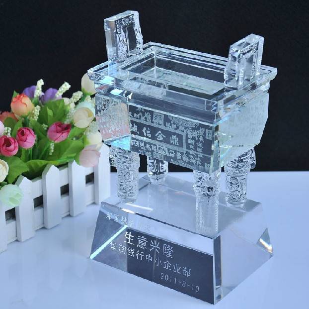 广州塔模型纪念品 水晶内雕摆件礼品 企业年会员工奖品