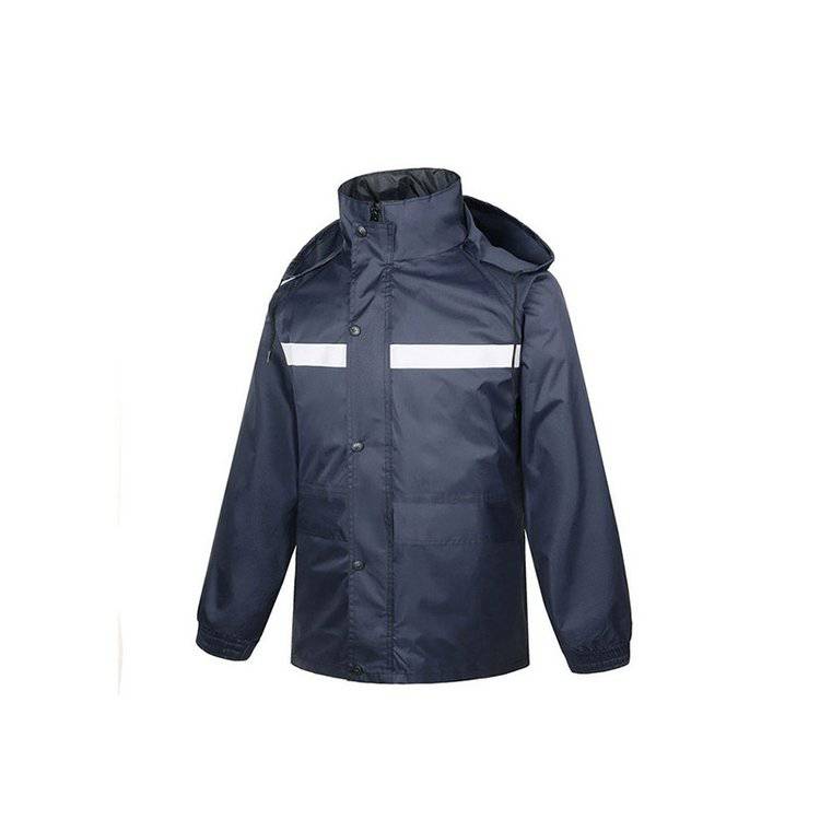 交通执勤分体式防汛雨衣劳保环卫反光雨衣雨裤套装牛津布骑行雨衣