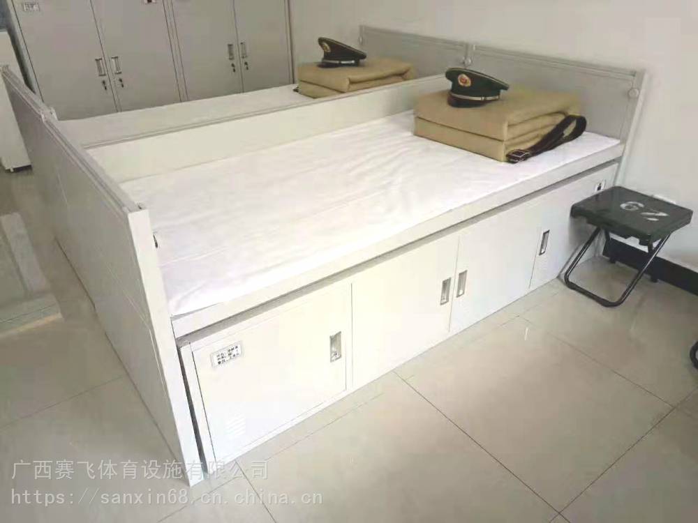 来宾武宣上下铺铁架床|午托床垫来样制作