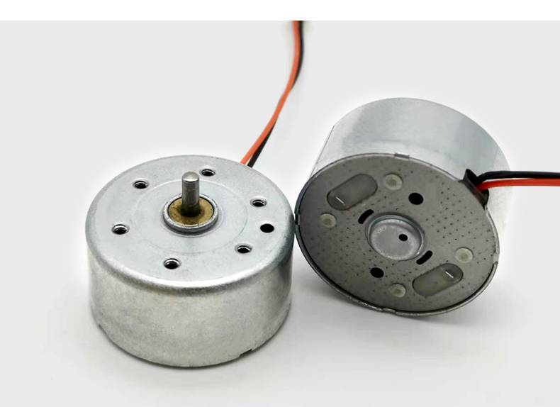 康乐rf300直流有刷电机dvd光驱震动外径244mm圆形静音马达