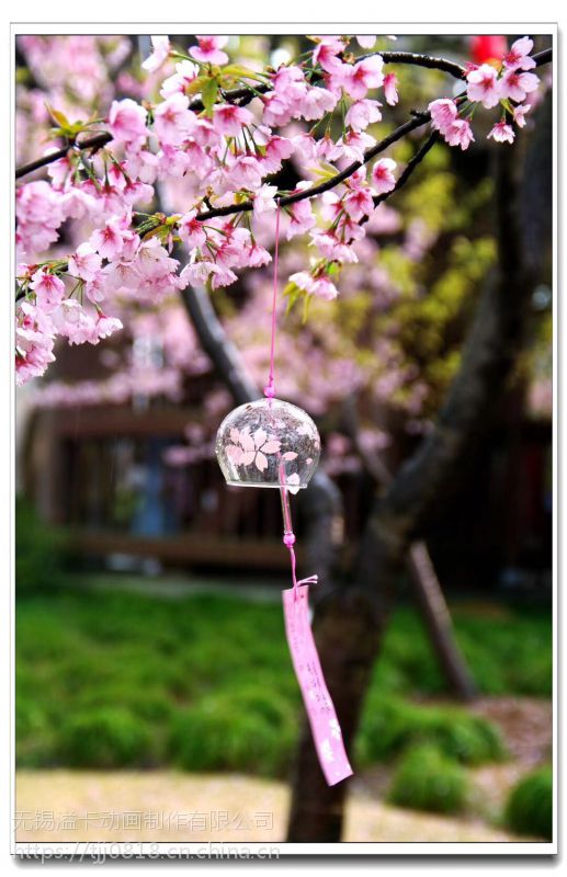 樱花风铃日式吊坠图片