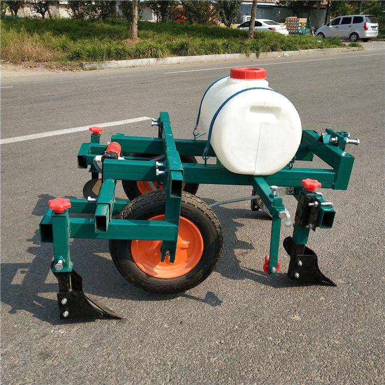 大蒜防风保温覆膜机宽度可调节盖膜机药材高垄封膜机