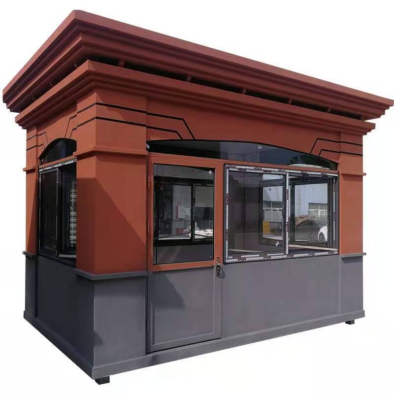 定制款真石漆门卫工作用岗亭成品 美观中式站岗传达室