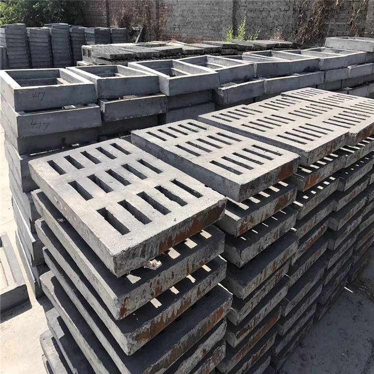 四铁边收水井箅500x300x50砼井箅尺寸井框和井箅