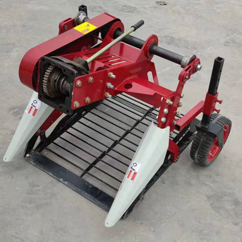 家用大蒜收获机四轮前置起蒜挖蒜机170汽油动力起蒜机