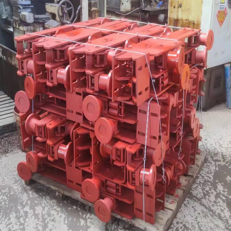 煤矿用无极绳绞车配件主副压绳轮组尾轮导向轮转弯轮组护轨轮组