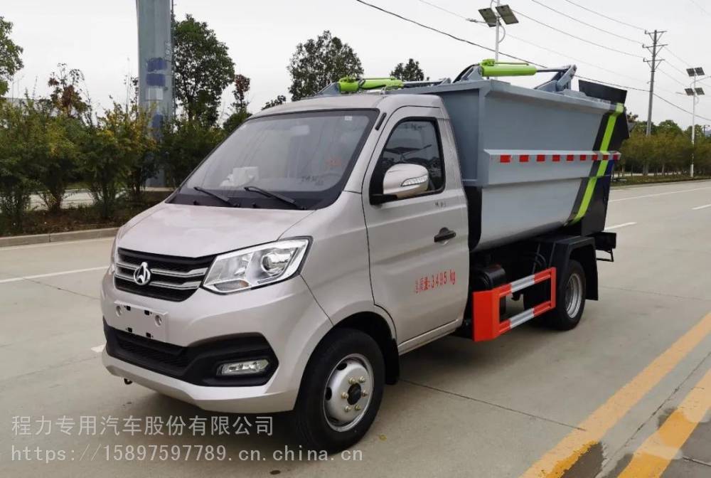 东风凯普特无泄漏挂桶垃圾车无泄漏挂桶垃圾车多少钱