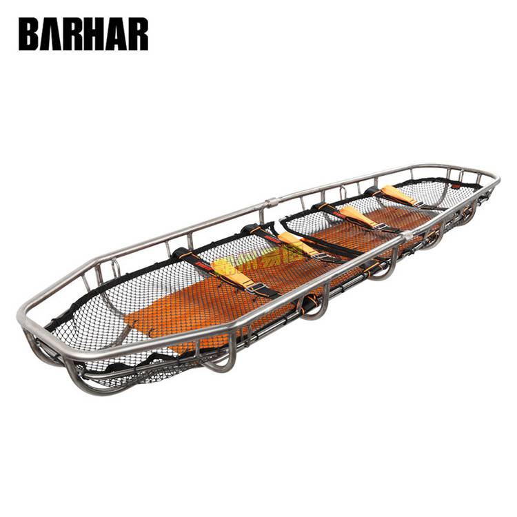 多功能消防救援担架bhrhar岜哈钛合金分体篮式救援担架船形担架聚仁