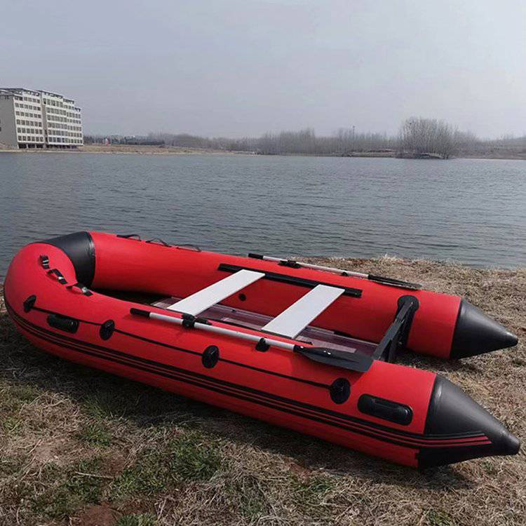 【充气式防汛橡皮船抗洪应急橡皮艇漂流钓鱼船加厚救生皮筏艇】价格