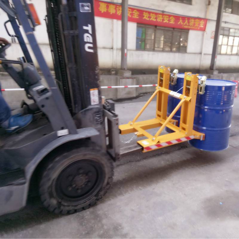青海 油桶装卸器 倒料升高车 图片