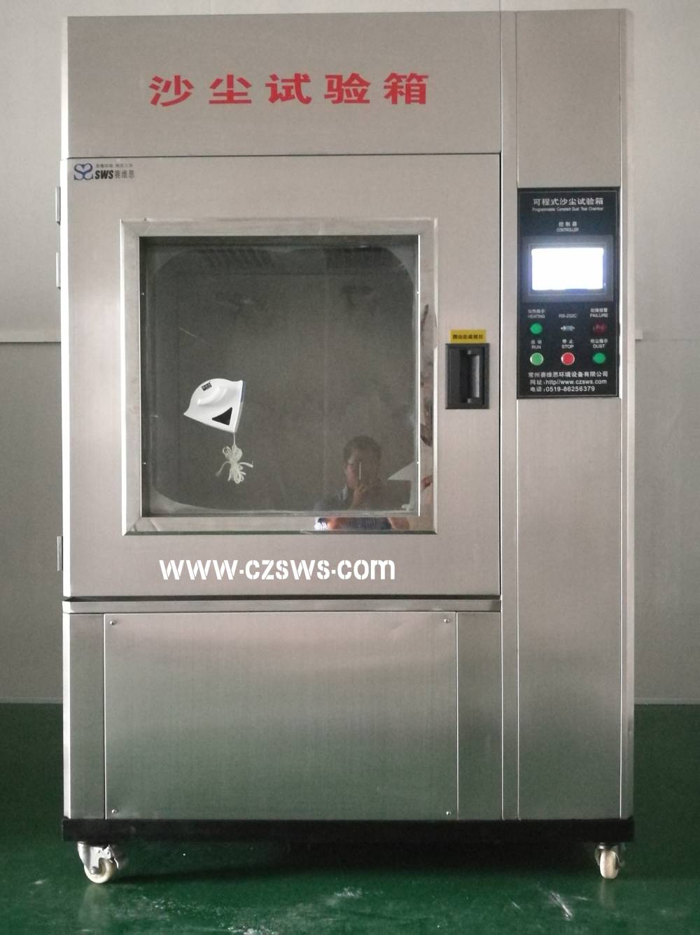 常州赛维思试验设备生产的淋雨试验箱，砂尘试验箱交付使用