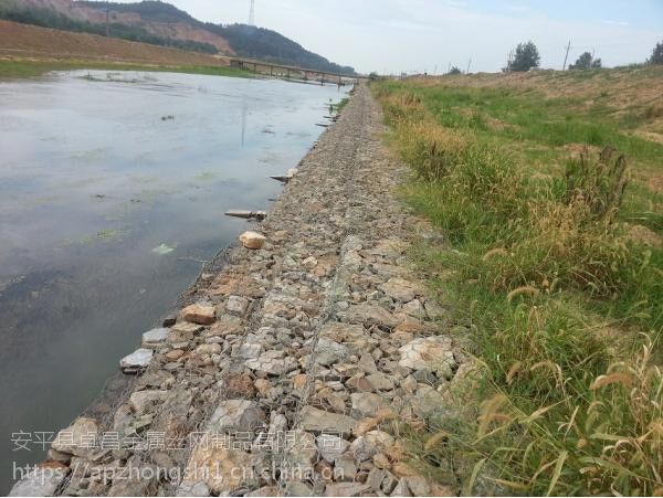 生态防护工程石笼网河岸加固石笼网生态河道岸坡整治石笼网铅丝石笼护