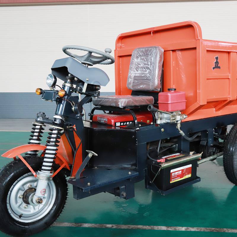 工程用自卸运料三轮车小型农用柴油三轮载重王山地果园爬坡运输车