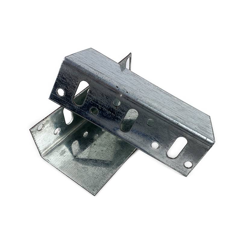 外墙岩棉板金属托架l型镀锌板一体板固定尺寸定制